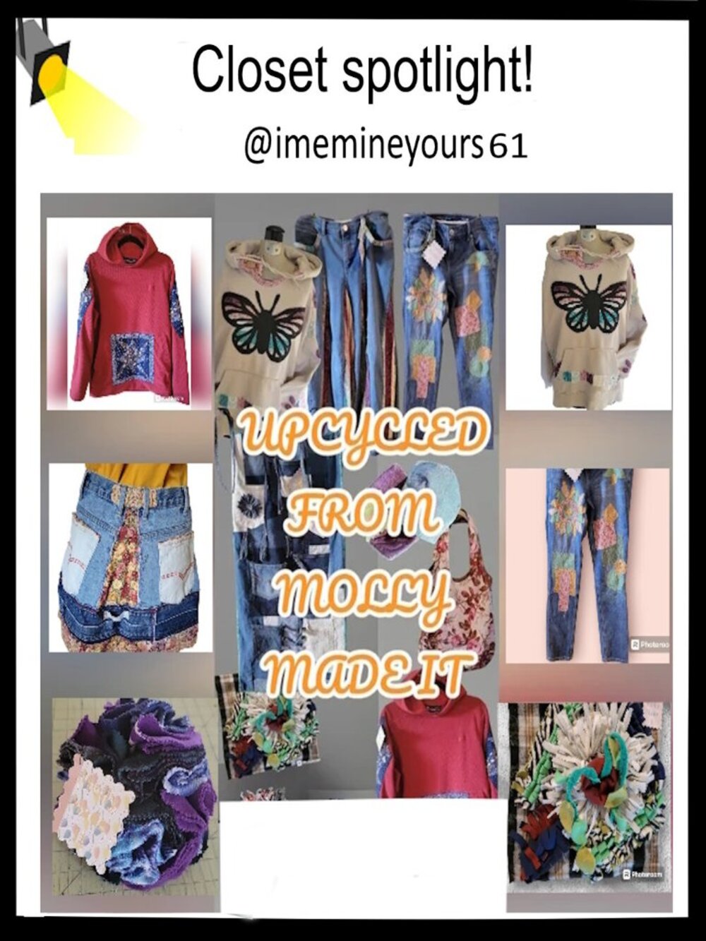 Check out @imemineyours61's Closet For UPCYCLED Repurposed AND HAND CRAFTED